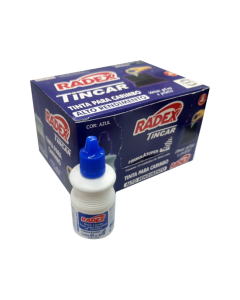 Tinta para Carimbo Azul 40ml Radex Caixa c/ 12 un