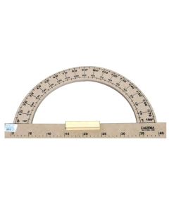 Transferidor de Madeira 180 graus Cagema