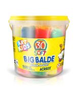 Big Balde Massinhas com 30 un Acrilex