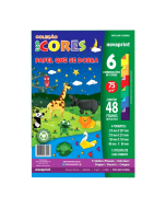 Bloco Ecocores Papel Que Se Dobra 48 fls 75g Novaprint