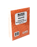 Bloco Rascunho Sulfite 105mm x 155mm 50 Folhas Zolar Pacote c/20 un