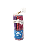 Borracha Cis Spiro Stick Cores Sortidas PT c/20 un