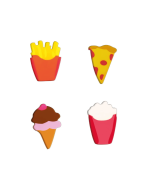 Borracha Mini Foods Tilibra - Pote c/20 un