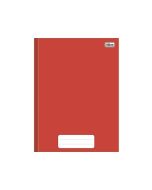 Caderno 1/4 Capa Dura Brochura 96 fls Pepper Vermelho Tilibra