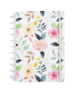 Caderno de Disco Shine White Garden Grande Diskô