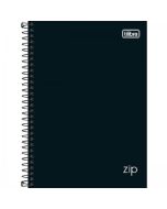 Caderno Espiral 1/4 Pequeno 160 fls Preto Zip Tilibra