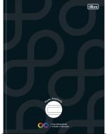 Caderno Neurodiversidade Brochurão Pauta Ampliada Tilibra 80 Folhas Preto