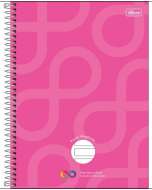 Caderno Neurodiversidade Espiral Pauta Ampliada Tilibra 80 Folhas Rosa