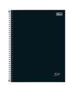 Caderno Universitário 10 Matéria Zip Preto 160 fls Tilibra