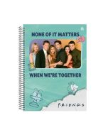 Caderno Universitário 10 Matérias Friends Am 160 fls Animativa Vd