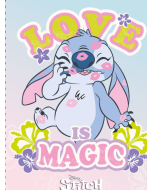 Caderno Universitário 10 Matérias Stitch 160 fls Foroni Branco