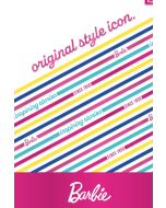 Caderno Universitário 1 Matéria Barbie Teen 80 fls Foroni Prata