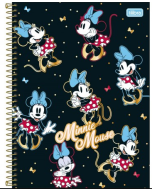 Caderno Universitário 1 Matéria Minnie 80 fls Tilibra Prata