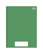 Caderno Universitário Brochura Capa Dura 96 fls D+ Verde Tilibra