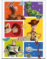 Caderno Universitário Brochura Toy Story 80 fls Tilibra Prata
