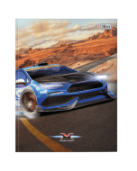 Caderno Universitário Brochura X-Racing 80 fls Tilibra AM