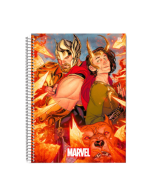Caderno Universitário 1 Matéria Marvel 80 fls Animativa Vm