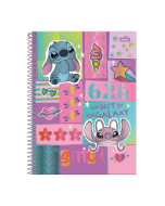 Caderno Universitário 1 Matéria Stitch 80 fls Foroni Vm