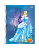 Caderno Universitário 80 fls Princesas Az Tilibra