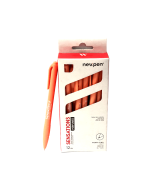 Caneta Esferográfica Clic 0.7mm Laranja Perfumada Laranja Newpen CX c/12 un
