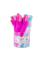 Caneta Esferográfica Infinity Plush PT c/ 12 un