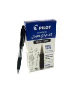 Caneta Esferográfica Pilot Super Grip 1.0mm Preta Caixa c/12 un