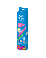 Caneta Esferográfica Cis Spiro 0.7mm Glow Rosa Cis Caixa c/ 12 un