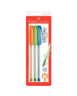 Caneta Esferográfica Trilux Colors Faber-Castell c/ 3 un
