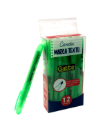 Caneta Marca Texto Gatte Verde CX c/12 un