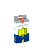 Caneta Marca Texto Gel Amarelo BRW CX c/12 un