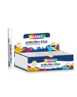Caneta para Tecido Acrilpen +Plus Branca Acrilex Ref.4426 cx12 un