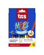Canetinha Hidrocor Mega 12 Cores Tris