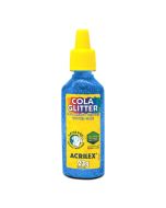 Cola Colorida com Glitter Azul 23g Acrilex