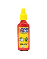 Cola Colorida com Glitter Vermelho 23g Acrilex