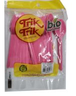 Colher pra Sobremesa Rosa Trik Trik - PT c/ 50 un