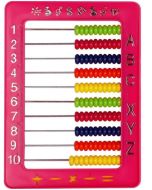 Contador Ábaco Plástico Rosa Brw