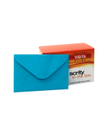 Envelope para Convite 072x108 Azul Turquesa Scrity CX c/100 un