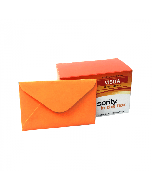 Envelope para Convite 072x108 Laranja Scrity CX c/100 un