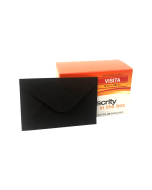 Envelope para Convite 072x108 Preto Scrity CX c/100 un
