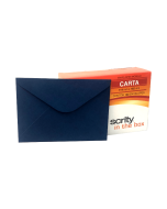 Envelope para Convite 114x162 Azul Marinho Scrity CX c/100 un