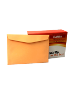 Envelope para Convite 114x162 Salmão Scrity CX c/100 un