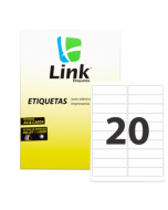 Etiqueta Link Ink-Jet e Laser Carta 101.6MM X 25.4MM 100 FOLHAS