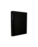 Fichário Universitário 4 argolas Preto com Capa Plástica Dac