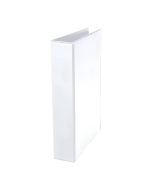 Fichário Universitário 4 argolas Branco A4 com Capa Plástica Dac