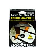 Fita Adesiva Antiderrapante Preta 50mm x 5m Adelbras
