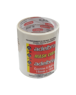Fita Crepe 18mm x 10m Adelbras PT c/ 6 un