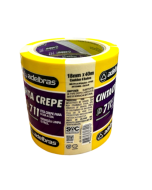 Fita Crepe 18mm x 40m Adelbras PT c/ 6 un