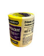 Fita Crepe 24mm x 40m Adelbras PT c/ 5 un