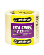 Fita Crepe 48mm x 40m Adelbras PT c/ 2 un