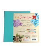 Folha de EVA Foamiran 30cm x 35cm Tons de Flores Luxo Make+ 10 un
